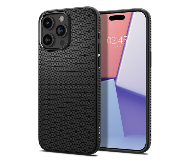 SPIGEN Liquid Air do iPhone 15 Pro Matte czarny - 1178838 - zdjęcie